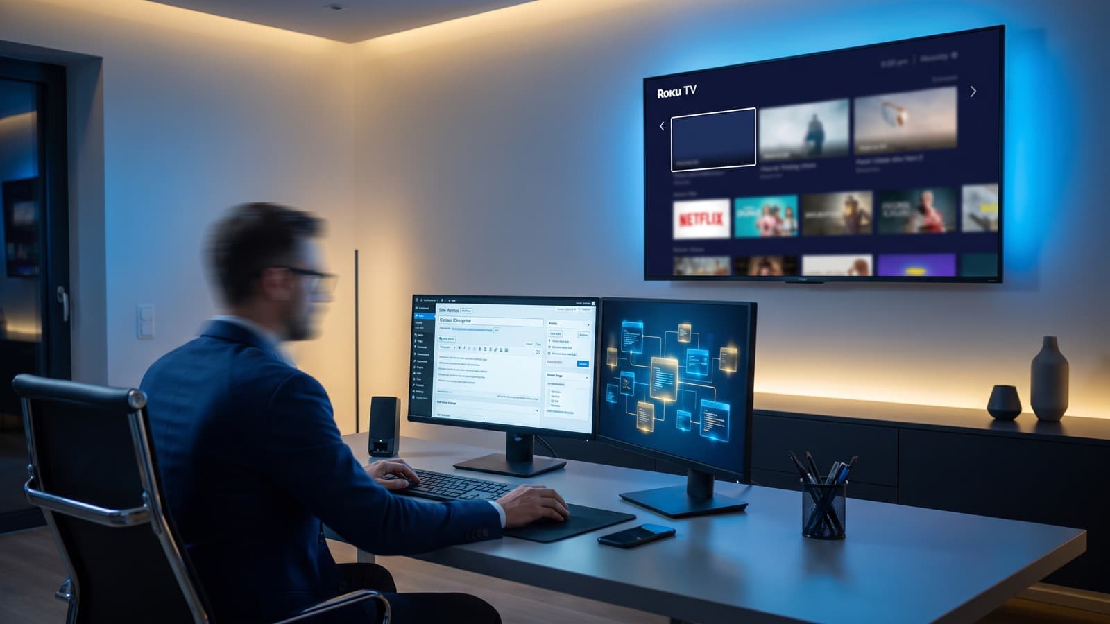 Build Notes: Making Roku Apps Easier for Non-Developers — MediaBlaster blog featured image